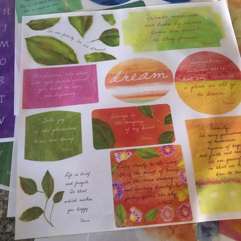 🙏 FLAVIA Scrapbook Transparency Overlays Kit nwt - Picture 7 of 13